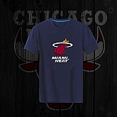 Men's Heat Fresh Logo Navy Short Sleeve T-Shirt FengYun,baseball caps,new era cap wholesale,wholesale hats